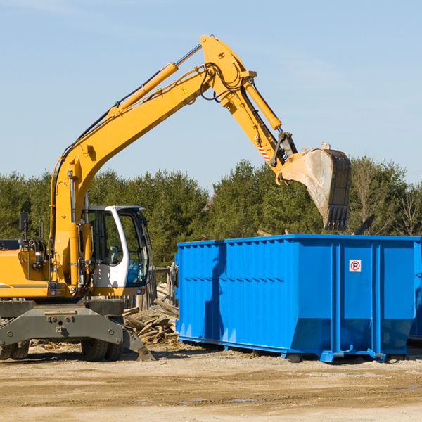 can i request a rental extension for a residential dumpster in Rowe VA